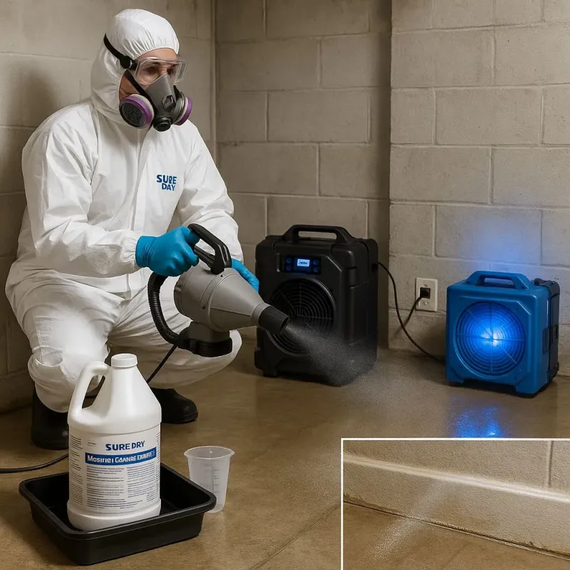 Sanitization and Odor Removal process in West Torrington, CT
