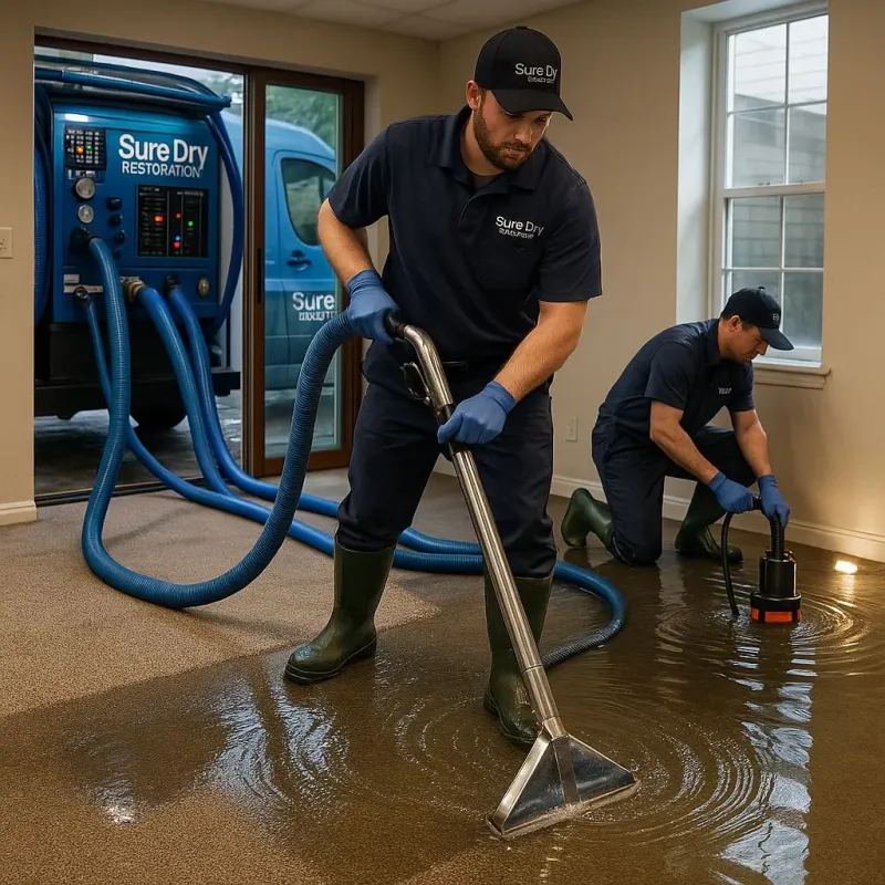 Water Extraction and Removal process in West Torrington, CT